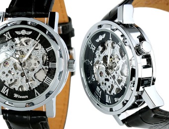 67% off ESS WM090 Luxury Hand Wind Up Mechanical Wrist Watch
