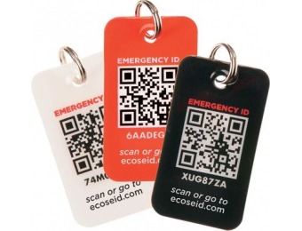 77% off Ecos Emergency ID Tags Three Pack