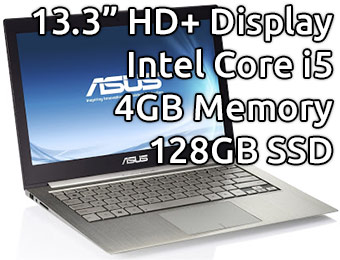 Extra $100 off Asus Zenbook 13.3" Ultrabook Laptop UX31E-XB51