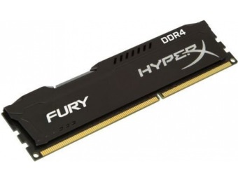 23% off Kingston HyperX FURY Black 8 GB DDR4 2400 MT/s Memory