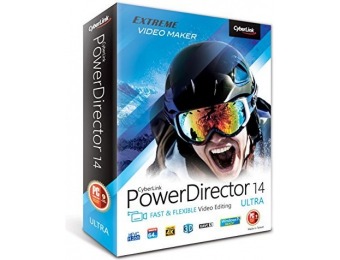 60% off Cyberlink PowerDirector 14 Ultra (PC Software)