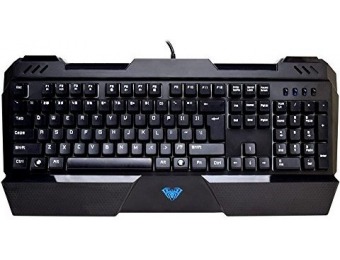 62% off AULA Sapphire Mechanical Gaming Keyboard with Blue Switch