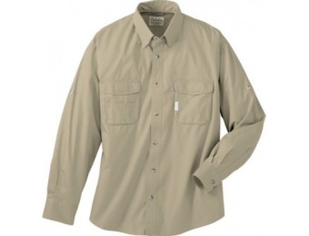 75% off Cabela's Men's Long-Sleeve Angler Shirt