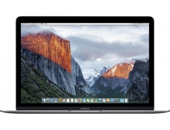 $300 off 12" Apple MLH72LL/A Macbook (latest Model) Space Gray