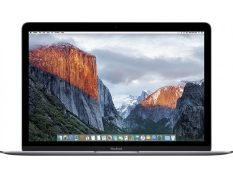 $50 off Apple MLH82LL/A Macbook, 12" Display, 515GB Flash Memory