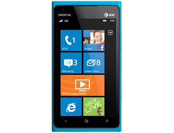 Extra $120 off Nokia Lumia 900 Mobile Phone Blue (Unlocked)