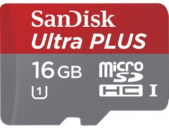 71% off Sandisk Ultra Plus 16gb MicroSDHC Class 10 Memory Card