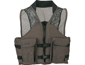 50% off Cabela's Comfort Mesh Flotation Vest (Adult, 3 colors)