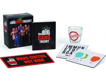 84% off The Big Bang Theory Kit - Book, Shot Glass, Magnets, Patch