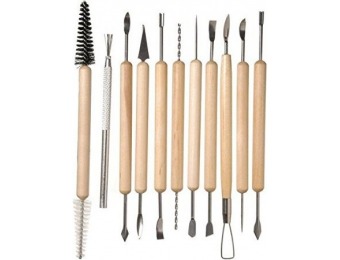 85% off Soled 11-Pc Pottery & Sculpture Tool Set