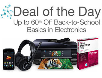 Up to 60% off Back to School Basics in Electronics