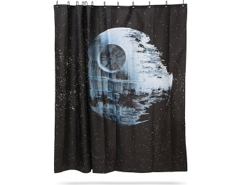 60% off Star Wars Death Star Shower Curtain