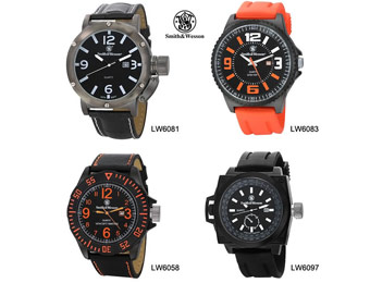 75% off Smith & Wesson Ego Series Men's Watches, 4 Styles