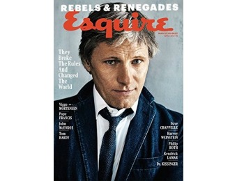 90% off Esquire Magazine - 12 months auto-renewal