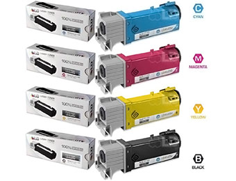 64% off Set of 4 LD Dell Compatible 1320c High Yield Toner Cartridges