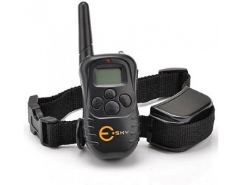 80% off Rechargable LCD Remote Control Dog Training Shock Collar