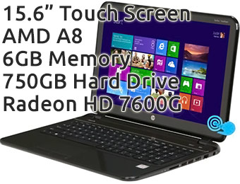 $350 off HP TouchSmart 15-b153nr 15.6" Touchscreen, code: HPNIRS15