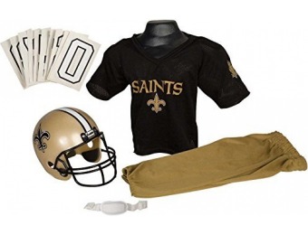 87% off Franklin Sports NFL Saints Deluxe Youth Uniform Set