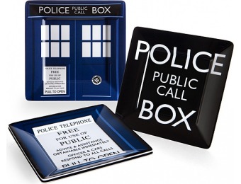 33% off Doctor Who Melamine Square Plate Set