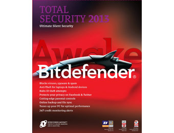 Free after $55 Rebate: Bitdefender Total Security 2013, 3 PCs/2 Years