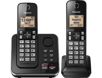 20% off Panasonic Kx-tgc362b Dect 6.0 Cordless Phone System