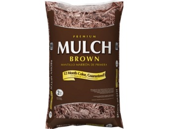 60% off Premium 2-cu ft Dark Brown Hardwood Mulch