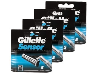 58% off 20 Gillette Sensor Replacement Cartridges