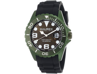 $391 off Haurex Italy 1K374UVV Green Aluminum Men's Watch