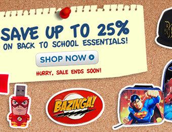 Back to School Sale at WBShop.com - Save up to 25%