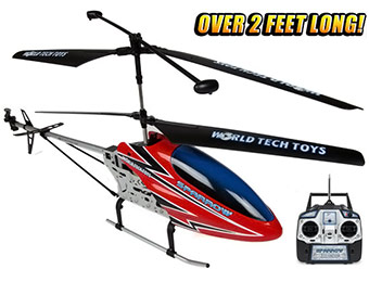 75% off Gyro Metal Sparrow 3.5CH RC Helicopter (Over 2 Feet Long!)