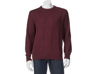 90% off Men's Dockers Classic-Fit Windowpane Sweater