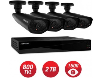 24% off Defender Connected Pro 8-Ch 960H 2TB Surveillance System