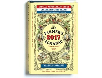 56% off Old Farmer's Almanac 2017: Anniversary Edition (Hardcover)