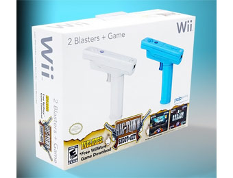75% off Nintendo Wii Blaster 2-Pack w/Big Town Shoot Out