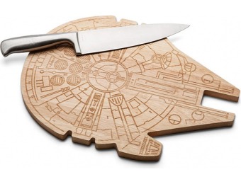 47% off Star Wars Millennium Falcon Wooden Cutting Board