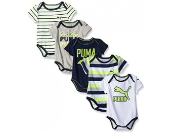 83% off PUMA Baby 5 Pack Bodysuit