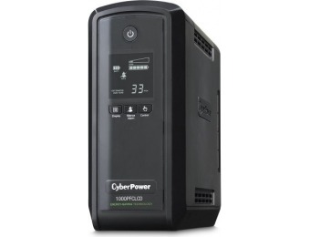 50% off CyberPower CP1000PFCLCD PFC Sinewave UPS 1000VA 600W