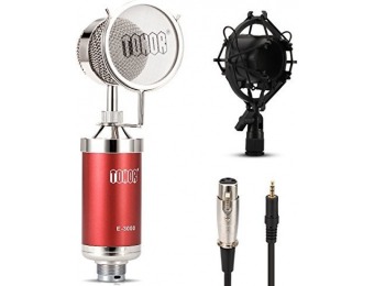79% off Tonor Cardioid Solid State Condenser Broadcast Microphone