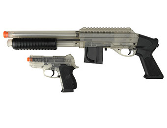 50% off MOSSBERG Airsoft Tactical Kit (Shotgun and .45 Pistol)