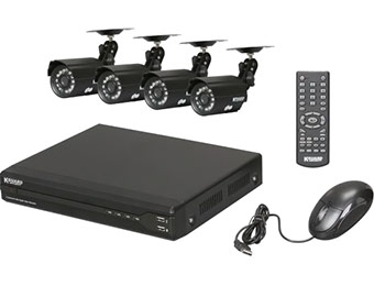 $140 off KGuard 4CH DVR/Camera Surveillance Kit w/ code & rebate