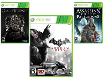 Up to 75% off Xbox 360 Video Games, Over 100 Titles