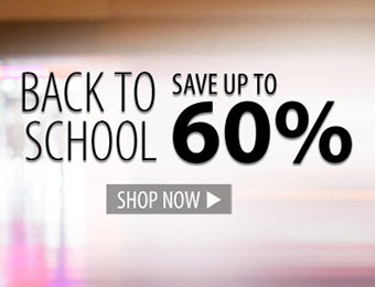 Back to School Sale - Save up to 60% Off