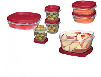 72% off Rubbermaid Easy Find Lid Food Storage Container 18-Pc Set