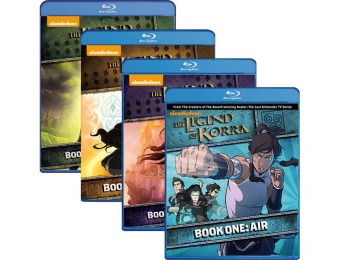 Legend of Korra: Books One, Two, Three & Four on Blu-Ray $50