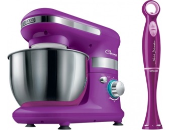 $60 off Sencor 6 Speed Stand Mixer And Hand Blender Bundle - Purple