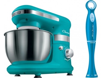 $60 off Sencor 6 Speed Stand Mixer And Hand Blender - Turquoise