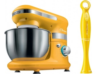 $60 off Sencor 6 Speed Stand Mixer And Hand Blender Bundle - Yellow
