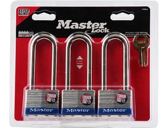 78% off Master Lock 1-3/4 Inch 3-Pack
