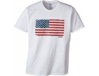 50% off Cabela's Men's Patriot II Short-Sleeve Tee Shirt