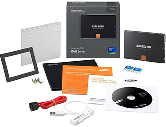$40 off Samsung 840 Series 120GB SSD Laptop + Desktop Kit